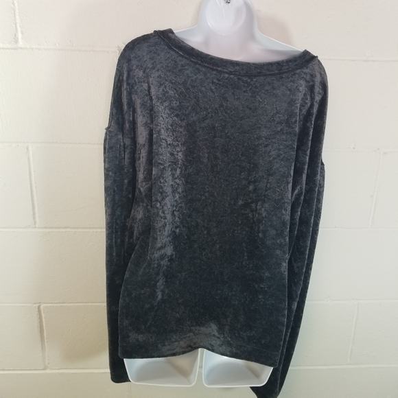 We the free people nora jane crushed velvet sweatshirt - Picture 11 of 13